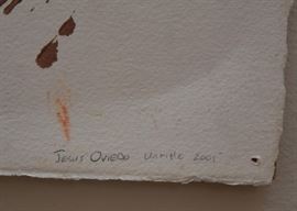 Original Contemporary Artwork by Jesus Oviedo (Signed & Dated) 