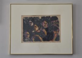 Contemporary Original Framed Artwork by Rene H. Arceo