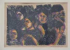 Contemporary Original Framed Artwork by Rene H. Arceo