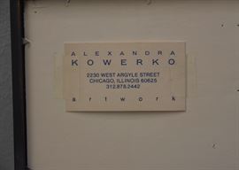 Contemporary Original Framed Artwork by Alexandra Kowerko