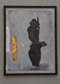 Contemporary Framed Abstract Artwork (Signed & Dated)