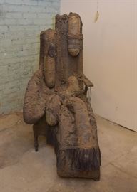 Large Contemporary Found Object Art Sculpture