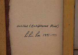 Contemporary Artwork / Painting by Li Lin Lee (Signed)