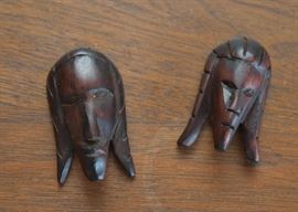 Miniature African Wood Masks