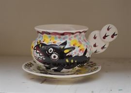 Hand Made Pottery (Los Angeles Artist, Signed)