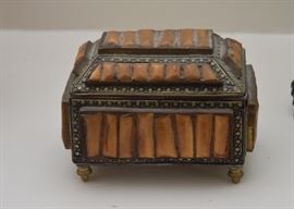 Stone Covered Trinket Box