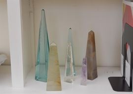Stone, Glass & Crystal Obelisks