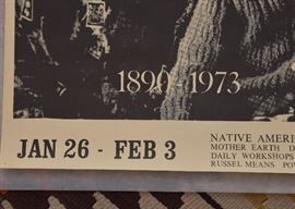 Remember Wounded Knee (Native American Week) Poster