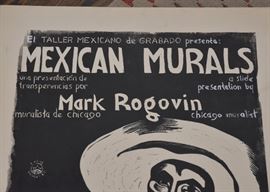 Mexican Murals Exhibition Poster 