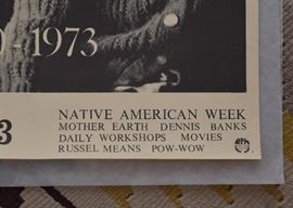 Remember Wounded Knee (Native American Week) Poster