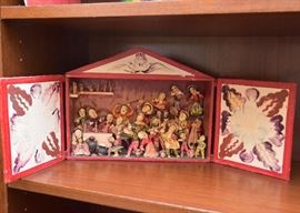 Mexican Folk Art Shadow Box / Diorama