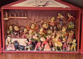 Mexican Folk Art Shadow Box / Diorama