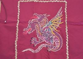 Asian Embroidered Panel