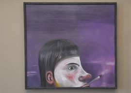 Original Contemporary Artwork by C. Walker (Signed & Dated)