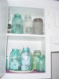old Mason, Ball and other jars