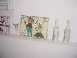 More views of the R. A. Miller folk art