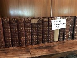 Early Set of Charles Dickens Novels