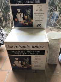Three Juicers.  New in Boxes.  Never Opened.