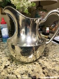 Beautiful Sterling Silver Water Pitcher