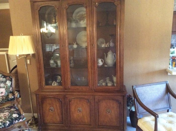ANOTHER CHINA CABINET FULL OF LOVELY DECORE