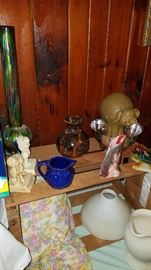 Fun glassware and pottery