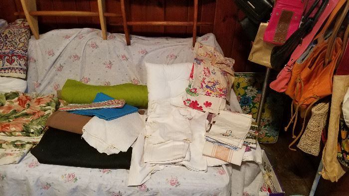 Fabric, linens, tea towels