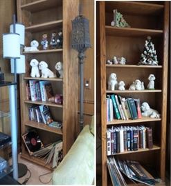 Bichon dog figurines, books, original art, home decor, plates