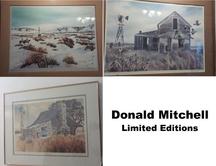 Donald Mitchell limited edition prints