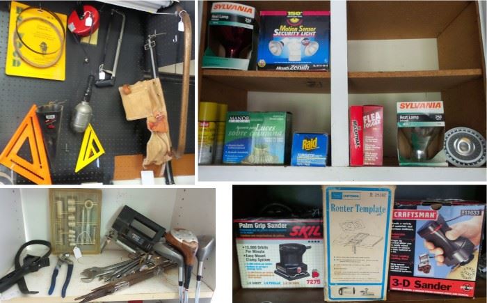 Garage Supplies and tools