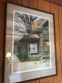Bob Timberlake framed print “Gilley’s House”