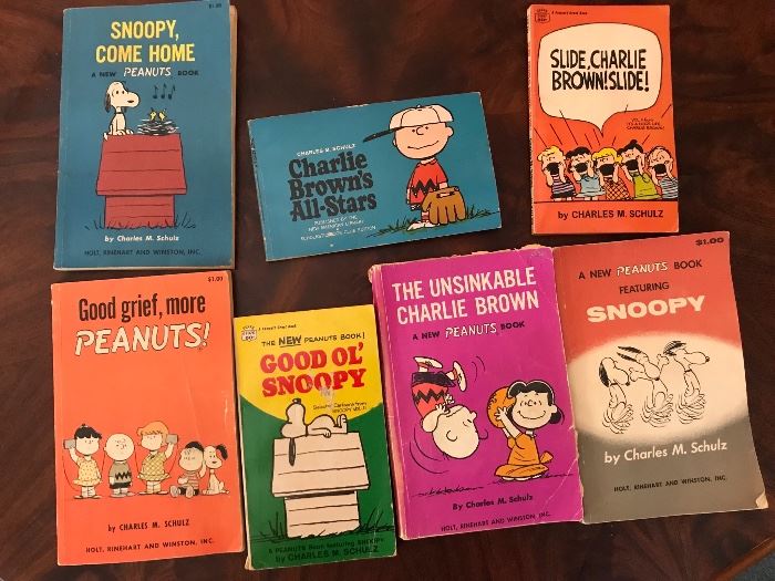 Vintage Charlie Brown books