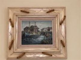 framed oil