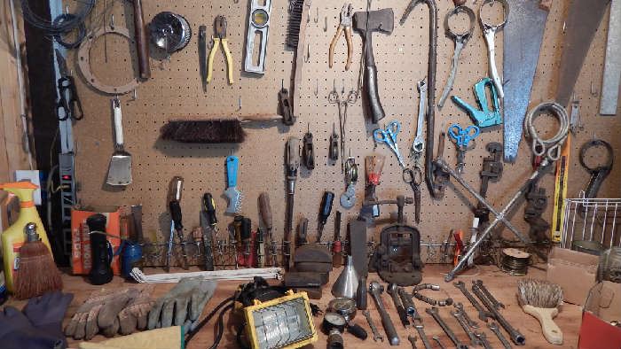 GREAT ASSORTMENT OF HAND TOOLS AND ACCESSORIES!!