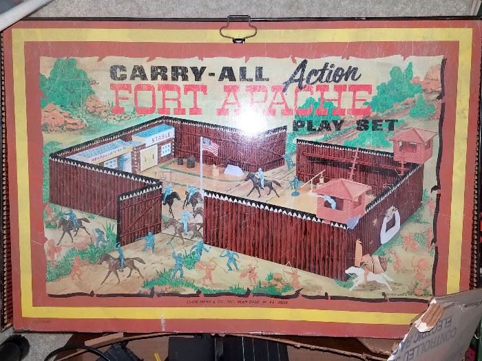 Vintage Fort Apache play set