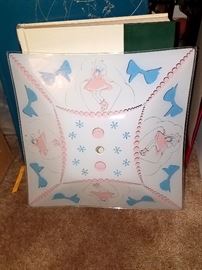 Vintage girly ceiling light cover