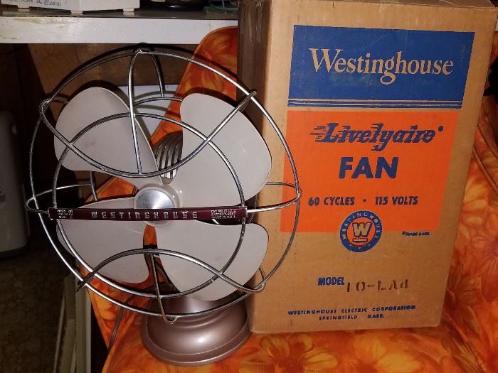 Vintage Westinghouse fan with original box!