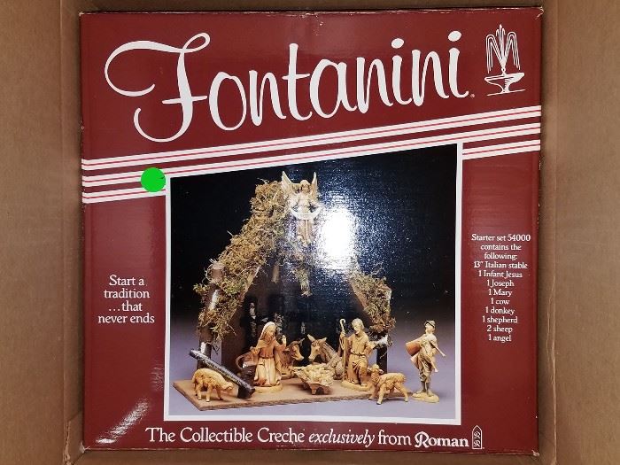 Vintage Fontanini nativity