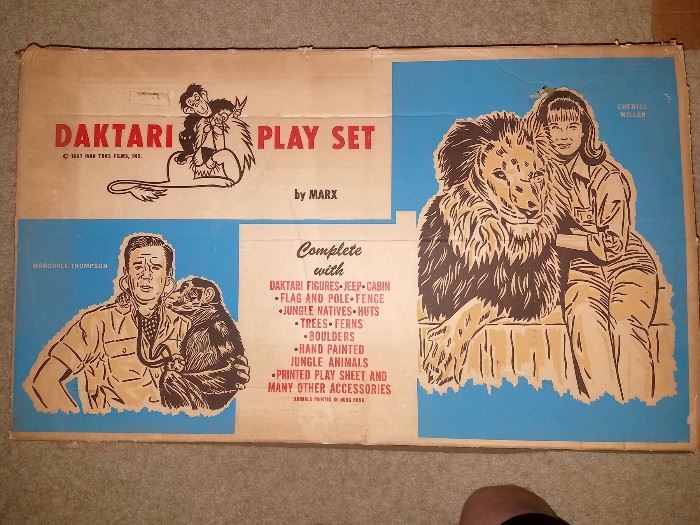 Vintage Dakarti play set...