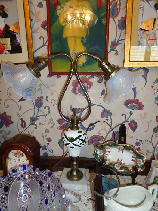 lamp & glass ware