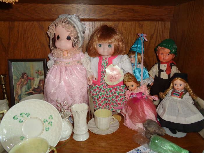 dolls & stuffed animals galore