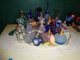 perfume bottle collection