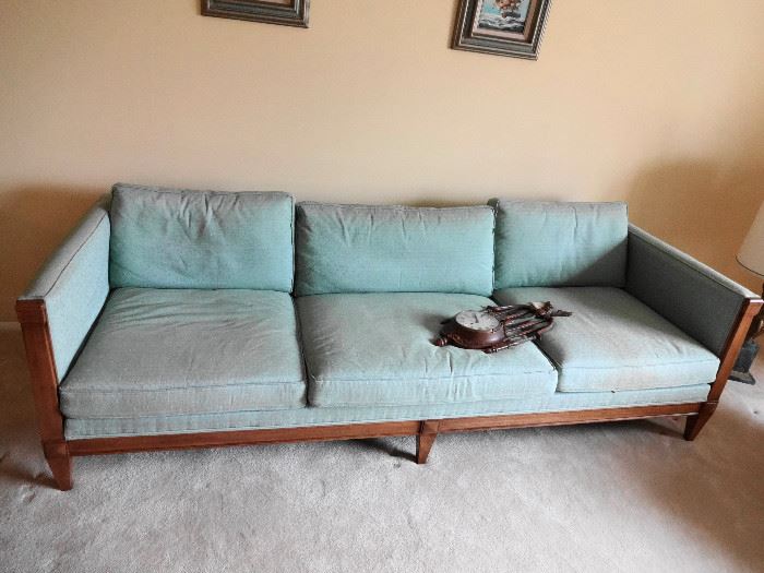 Mid Century down filled sofa, by Heritage