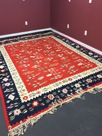 gorgeous 9 x 12 flat weave dhurrie rug