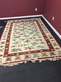 another beautiful dhurrie rug  6 x9