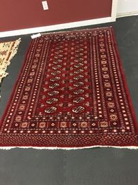 4 x 6 bokhara style oriental rug
