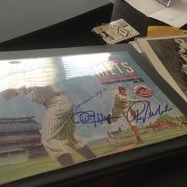 Signed 1960's Mets Program