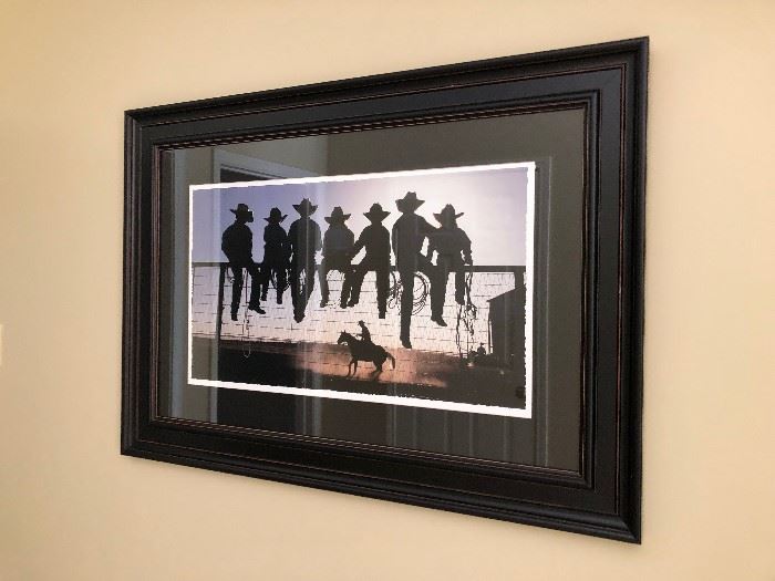 Framed Cowboys Photo