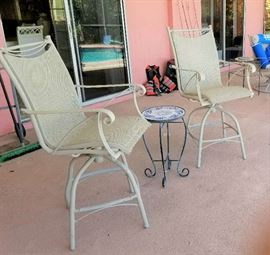 PATIO BAR STOOLS