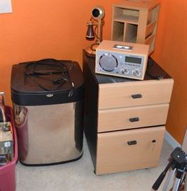 SHREADER, STORAGE CABINET, RADIOS