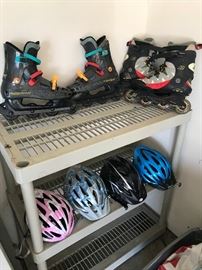 Roller Blades/Safety Helmets